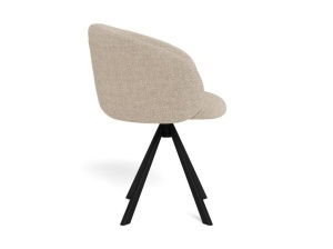 Set 2 piese Scaune dining Eleanor, Bej, 79x56x55 cm - Img 4