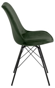 Set 2 piese Scaune dining Eris V1, Verde, 85.5x48.5x54 cm - Img 4