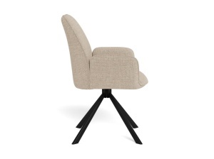 Set 2 piese Scaune dining Glenda, Bej, 88.5x61x63 cm - Img 5