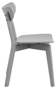 Set 2 piese Scaune dining Roxby, Gri, 79.5x45x55 cm - Img 5