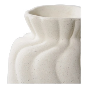 Set 2 piese Vaze decorative, Alb, 10.5x11x15 cm - Img 3