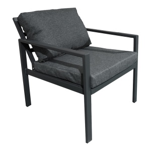 Set 4 bucati de gradina, Gardenly, Gri inchis, 68.5x175x72 cm - Img 4