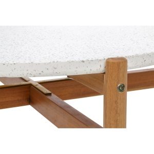 Set 4 piese Mobilier lounge pentru exterior Terracina, Maro, 78.5x84.5x72 cm - Img 3