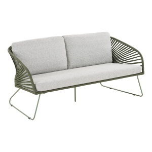 Set 5 piese Mobilier lounge pentru exterior Novella, Gri, 79x71x162 cm