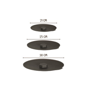 Set capace silicon, 3 bucati 3Boytncrkpk Antracit 30x30x1 cm - Img 3
