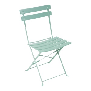 Set de gradina pliabil 3 buc. Bistro, Verde menta, 60x60x82 cm - Img 3