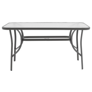 Set dining Ensure-Lindaria, Pako World, Metal, Gri, 120x70x70 cm - Img 6