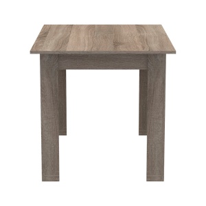 Set dining Manka-Gaston, Pako World, 5 piese, Negru-Sonoma, 110x80x77 cm - Img 7