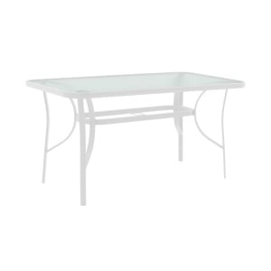 Set dining Obbi-Ensure, Pako World, Metal, Alb, 120x70x70 cm - Img 5