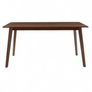 Set Masa si Scaune Benson-Orlean 7 Piese Nuc Inchis - Bej 150x90x75 cm - Img 3