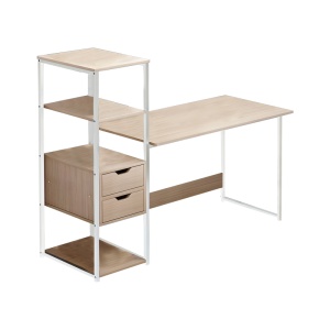 Set mobilier studenti birou si scaun de birou 2 buc Gloryn Pako World Negru 80x37x123 cm - Img 6