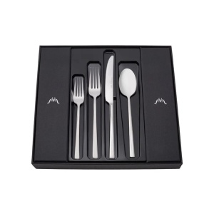 Set tacamuri 24 bucati Ware Argintiu 23x2 cm - Img 4