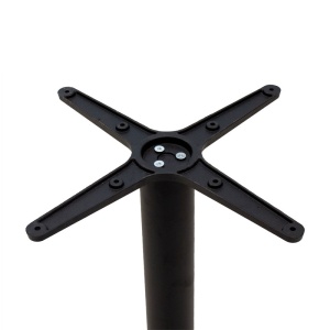 Stalp picior suport blat masa bar Ntona metal negru 40x40x108 cm - Img 2