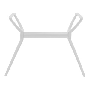 Stalp picior suport blat masuta de cafea Herno alb 106x61x73 cm - Img 2