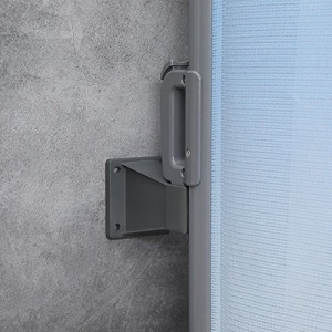 Suport de perete pentru fixarea jaluzelelor, Songmics, Gri, 13x8.2x9.2 cm - Img 2