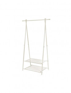 Suport pentru umerase, Songmics, HSR05W, Metal, Alb, 155 x 87 x 41 cm