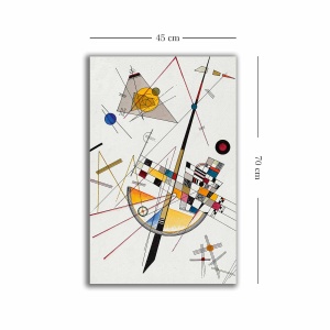 Tablou Abstract Rockware Multicolor 45x70 cm - Img 3