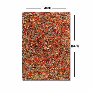 Tablou canvas FAMOUSART-056 Multicolor 70x100x3 cm - Img 4
