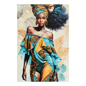 Tablou canvas Georgina I Inart, Pako World, 80x3x120 cm