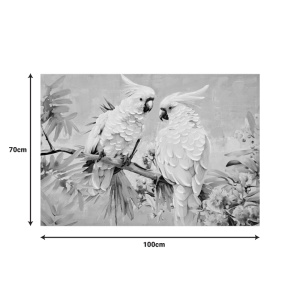 Tablou canvas Parote, Pako World, 100x3x100 cm - Img 2