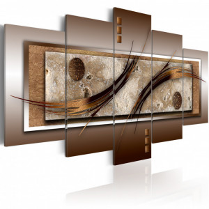 Tablou - Delicate shapes and warm colors 100x50 cm - Img 1