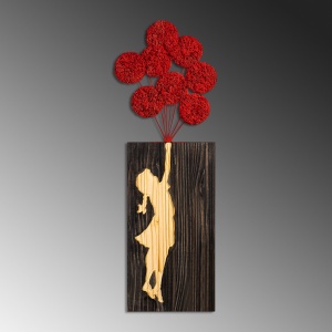 Tablou din lemn si metal Banksy Nuc 34x99 cm - Img 4