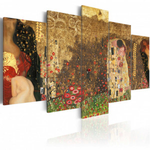 Tablou - Klimt's muses 200x100 cm