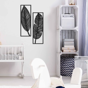 Tablou metalic MT Negru 24x73 cm - Img 6