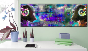 Tablou - Musical Rivalry 135x45 cm - Img 2