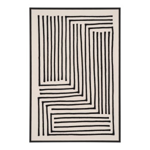 Tablou pe panza Lipari, Negru, 3x60x90 cm - Img 3