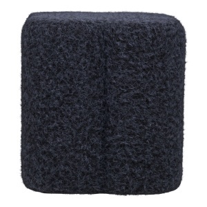 Taburet circular Durban, Albastru , 42x42x38 cm - Img 4