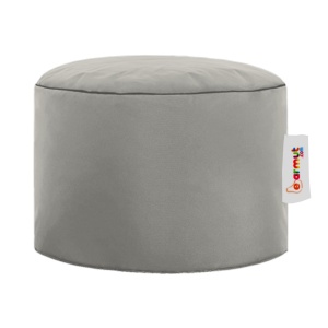 Taburet puf beanbag de gradina Round Gri - Img 7