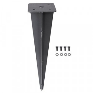 Tarus metal, Songmics, Gri, 46x11.5x11.5 cm - Img 4