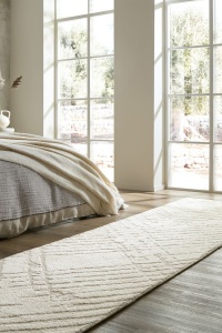 Traversa Remy Circular Knit Crem 80x300 cm, Flair Rugs