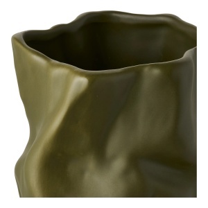 Vaza decorativa, Verde, 15x15x25.5 cm - Img 4