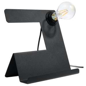 Veioza Incline Negru 25x13x24 cm