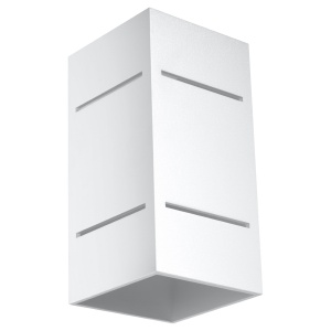 Aplica perete Blocco Alb 10x12x20 cm