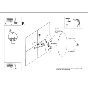 Aplica perete LED Borgen Bej 3000K 30x30x3.5 cm - Img 11