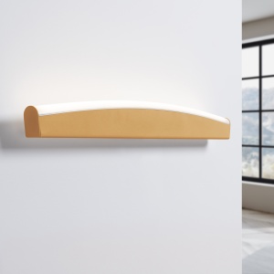 Aplica perete LED Jorun Auriu 4000K 60x5.5x7 cm - Img 3