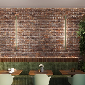 Aplica perete LED Lahti 90 Olive 4000K 4x6.5x90 cm - Img 11