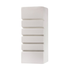 Aplica Samir din ceramica Alb 10.5x10.5x26 cm - Img 2
