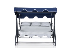 Balansoar cu 3 locuri Salvia 1 Multicolor 200x165x110 cm - Img 2