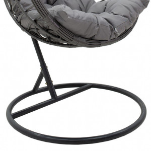 Balansoar de Gradina Hudson Gri 109x100x197 cm - Img 6