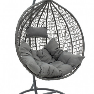 Balansoar de Gradina Zafer Antracit 106x103x200 cm - Img 7