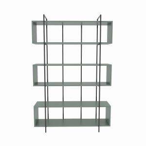 Bibliotecă Bruti Verde 120x180x29.6 cm - Img 5