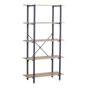 Biblioteca, Nebranzo, Stejar, 80x34x155.3 cm - Img 2
