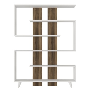 Bibliotecă Rain Alb 120x162x20 cm - Img 5