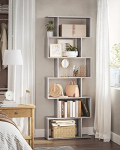 Biblioteca, Vasagle, Bej, 70x24x190.5 cm - Img 3