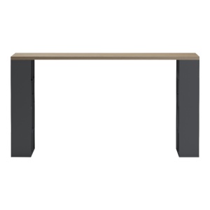 Birou cu raft, Labirent, Sonoma, 60x140x75 cm - Img 3