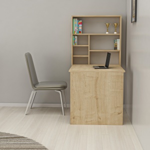 Birou pe perete Sedir Stejar 59x16x80.2 cm - Img 2
